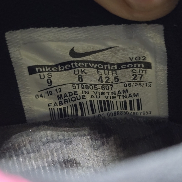 Nike Shoes Men 9 Free 5.0 LiveStrong Trainers Black Vivid Pink Sneakers - Picture 3 of 9